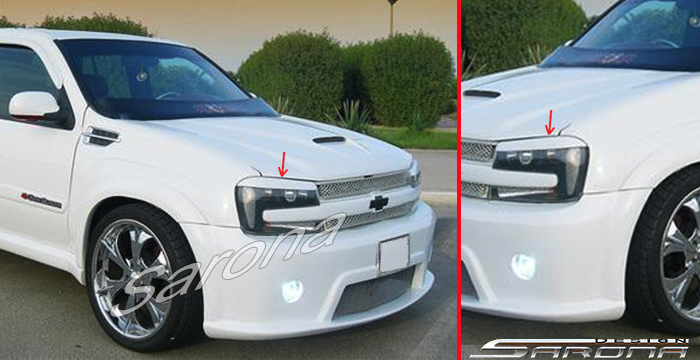 Custom Chevy Trailblazer  SUV/SAV/Crossover Eyelids (2002 - 2009) - $98.00 (Part #CH-004-EL)